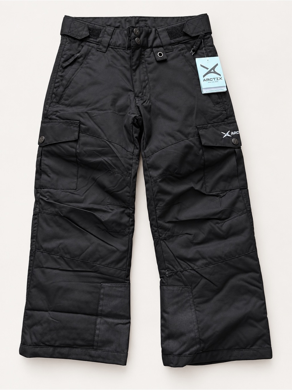 Arctix Youth Medium Husky Black Insulated Cargo Snow Pants Ski Snowboard NWT